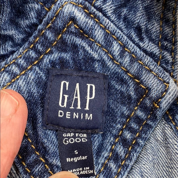 Gap Kids Denim Jean Overalls Distressed Girls Size Small Gap for Good - Picture 6 of 6